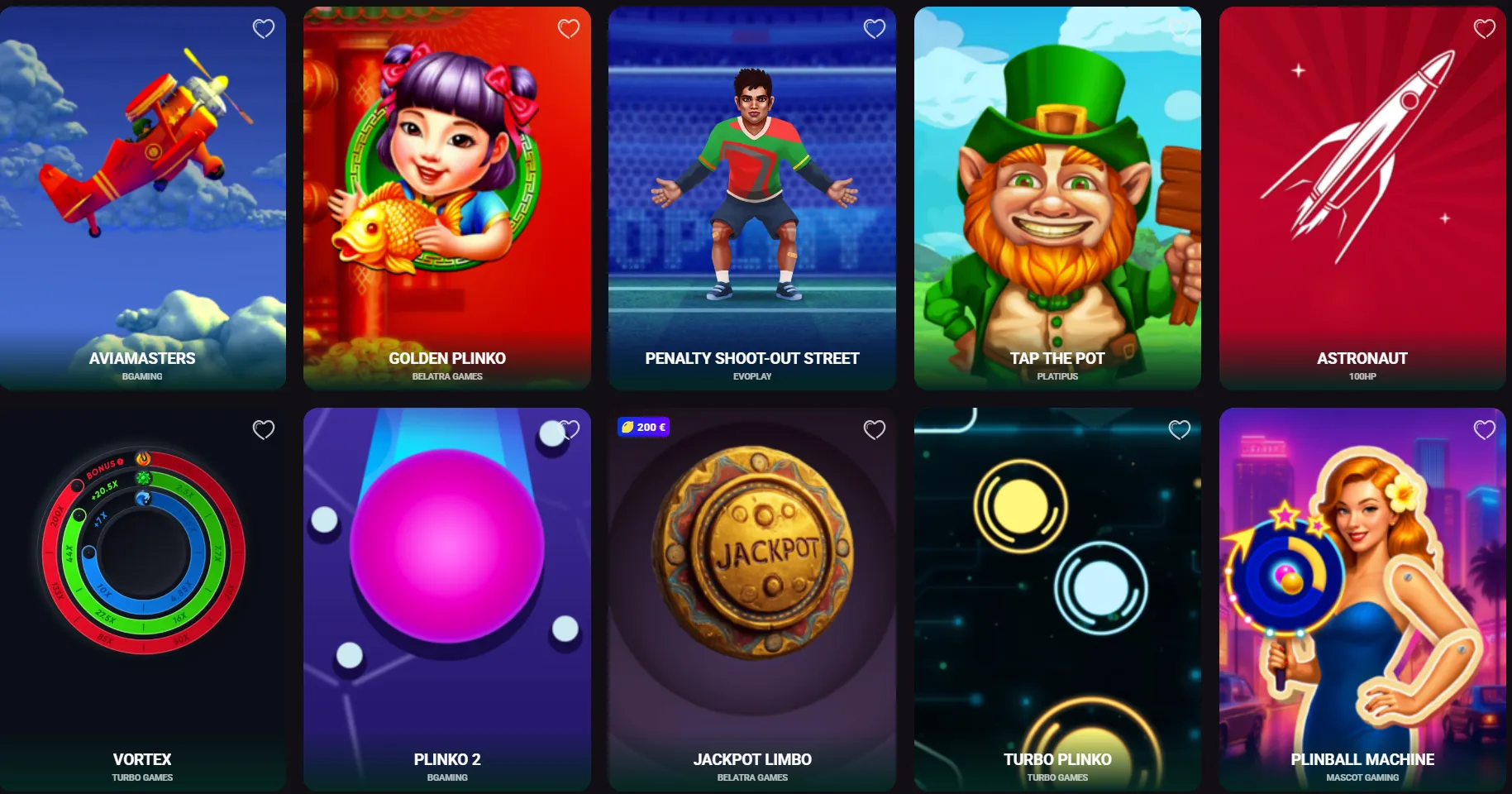 winzoria casino instant-win
