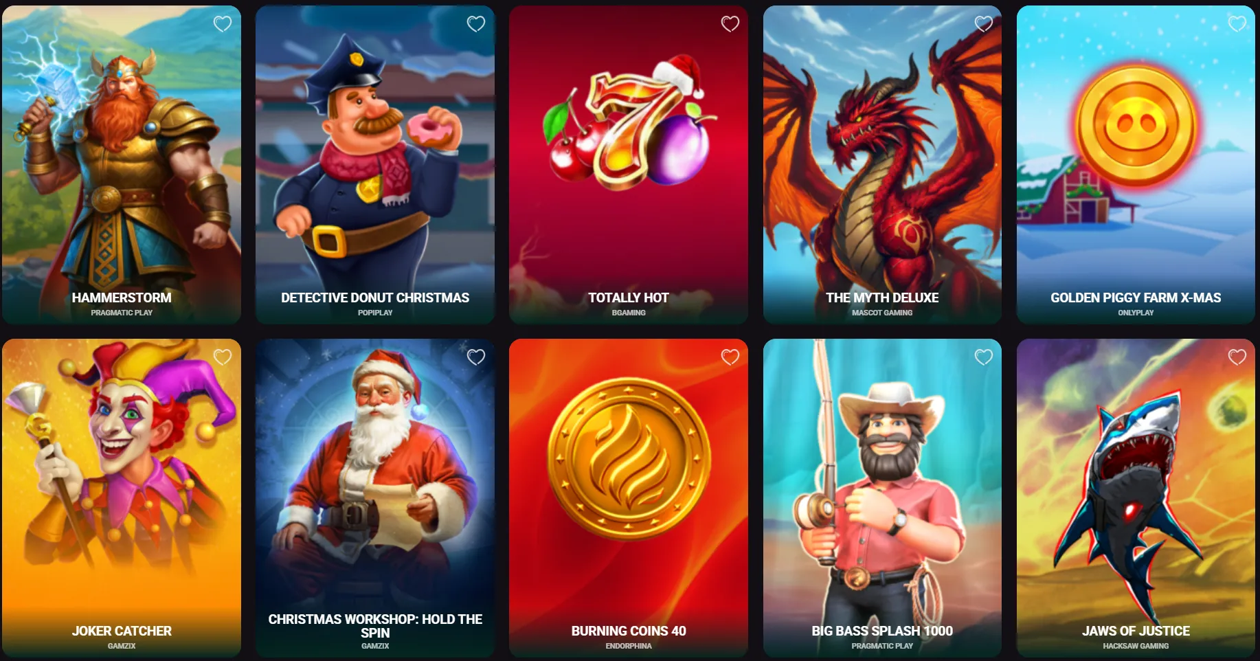 winzoria casino new games